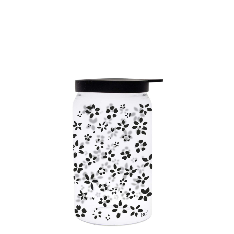 Bastion Collections Vorratsglas / BLUMEN / 12cm x 6cm